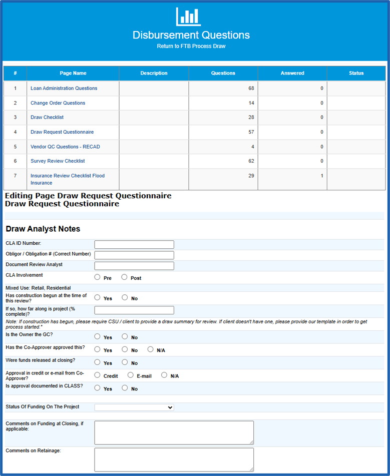 Disbursement Questions